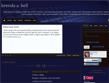 Tablet Screenshot of brendaabell.com